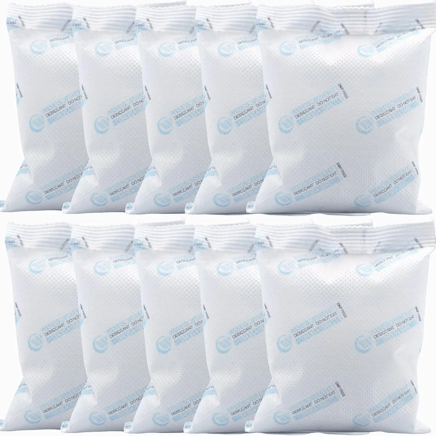 2 count 100 Gram Silica Gel Packets,  Dessicant Packs for Storage,  Absorber for  Control