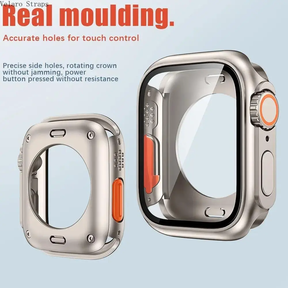 Shockproof Apple Watch Case with Full Coverage Built-in Screen Protector, Fits Sizes 40/41/44/45mm