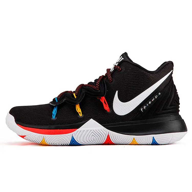 Nike Kyrie 5 Friends Basketball Shoes for Men – Cushioned, Non-Slip, Durable Mid-Top Verifiable, with credentials and supporting global authentication