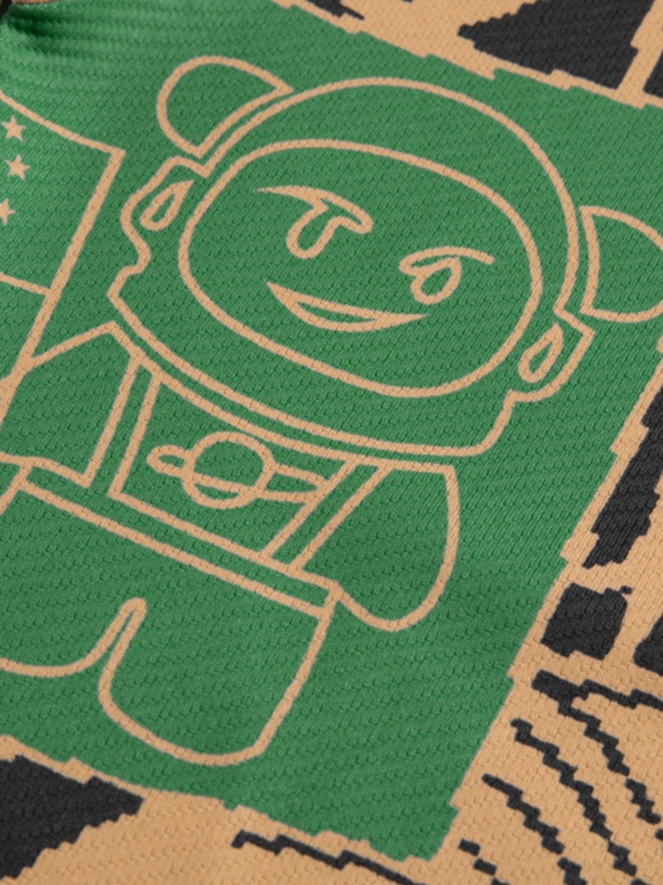 Men's Patchwork Letter Print Drop Shoulder Sweatshirt, Loose Casual Long Sleeve Round Neck Pullover for Fall & Winter, Men's Clothes for Daily Wear