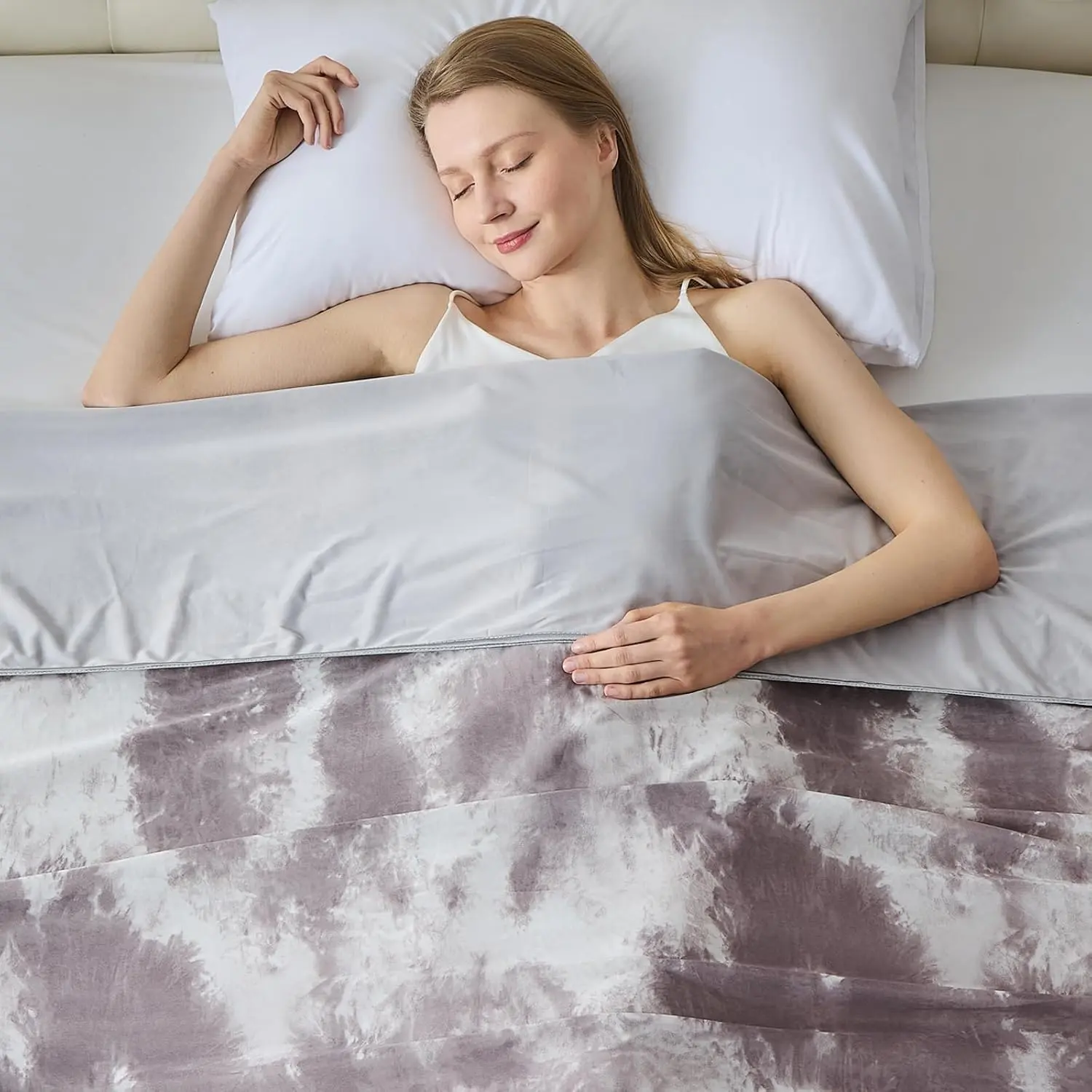 Cooling Blanket for Hot Sleepers Throw Size 50"x70", Summer Ice Cold Blanket Absorbs Heat to Keep Body Cool for Night Sweats, Lightweight Breathable Cold for Sleeping Beofa