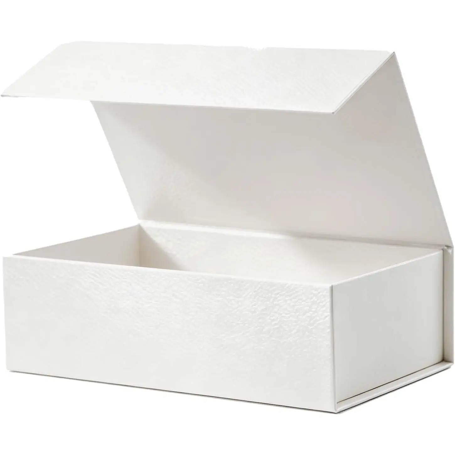White  Box 12.2"x8.7"x4.1", Luxury Collapsible Large  Box with  Closure Lid for Bridesmaid Groomsman Proposal, Wedding, Birthday, Graduation  Packaging