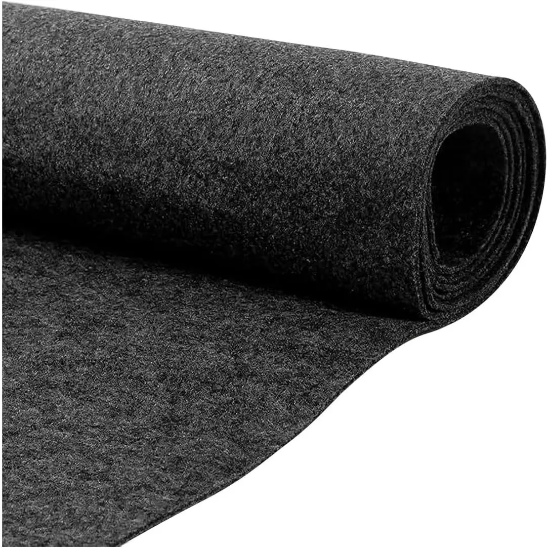 78"x90" Underfelt Carpet for Car Waterproof Felt Fabric Auto Subwoofer Speaker Carpet Liner Wear Resistant Interior Carpeting Covers for Truck RV Boat Marine Car Accessories