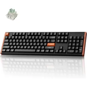 K10 HE Hall Effect Keyboard, Ultra- Lime  , Full-Size Tri-Mode  Keyboard with Rapid Trigger, Adjustable Actuation, RGB,  +  Frame - Black