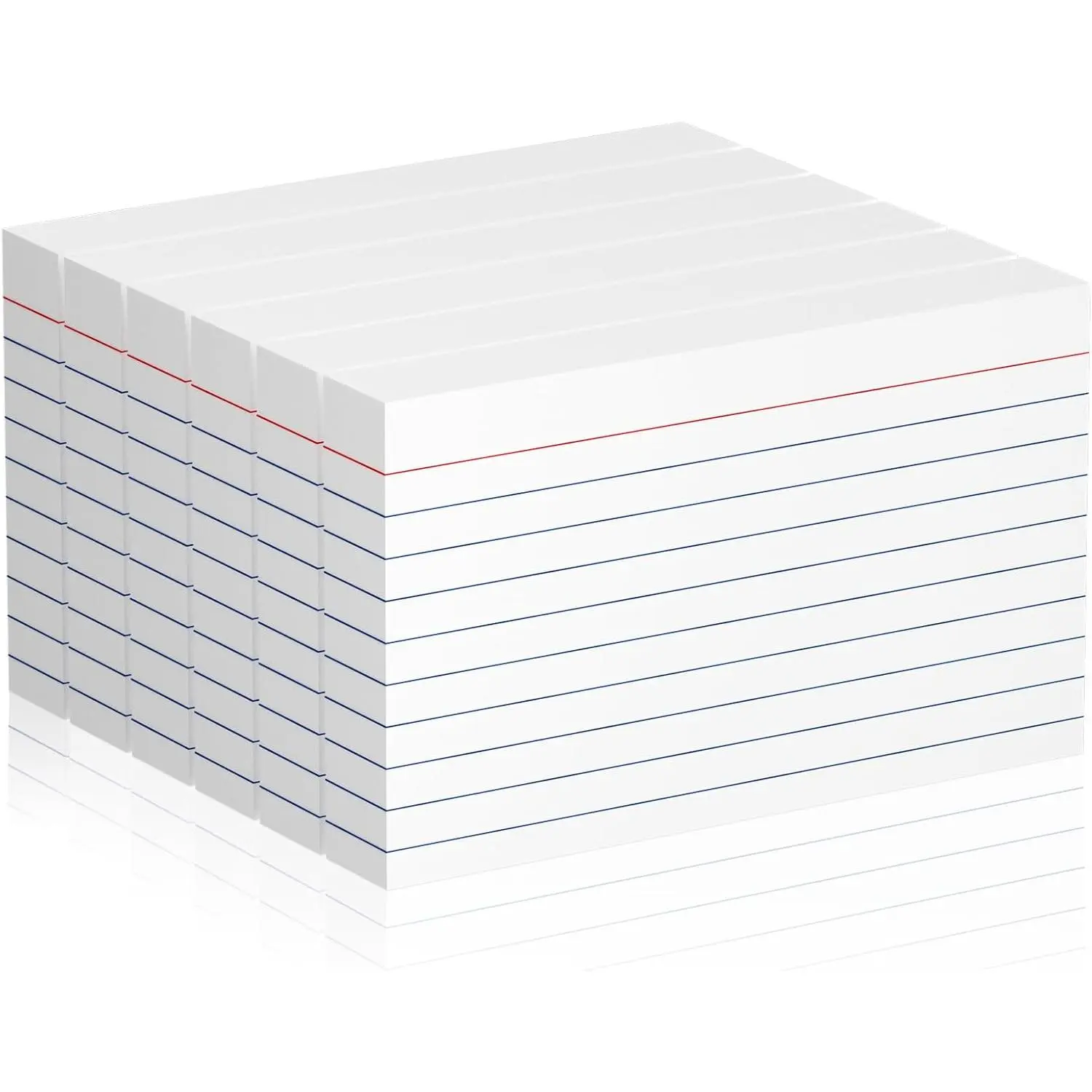 250 Count Index Cards 3x5 Inch Colored Ruled Lined Heavyweight Flash Cards Study Cards with Sturdy Cardstock Durable Flashcards Note Cards for Note Taking, Language Learning, School & Office Supplies