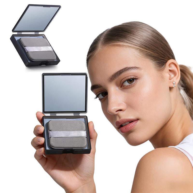 Oil Blotting Sheets for Face - 500 Sheets with Mirror & Puff for Oily Skin | Natural Oil Control Film, Absorbs Excess Oil, Makeup Friendly