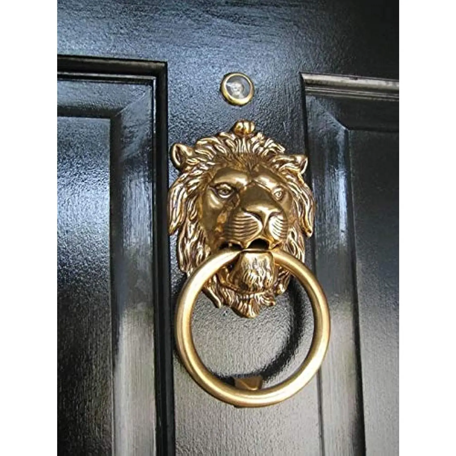Authentic Vintage Brass Lion Door Knob Handle Door Accessories Home Decoration