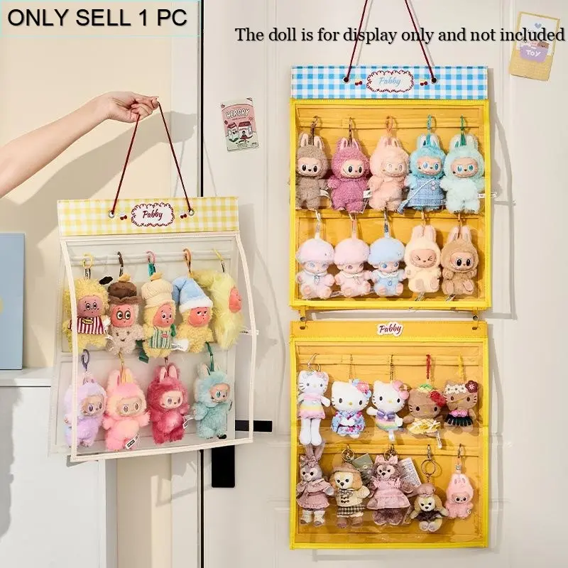 Doll Storage Display Rack, Dustproof Blind Box, Felt Hanging Bag, Wall-Mounted Doll Storage Bag, Home Organization Solution