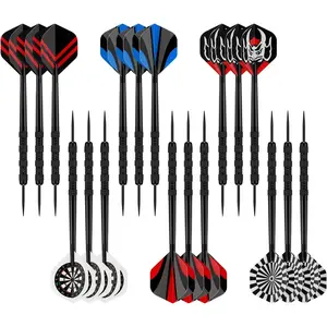Metal Tip Darts, Steel Tip Darts, 14 Grams Professional Metal Darts, Darts Metal Tip Set, Metal Darts for Dartboard