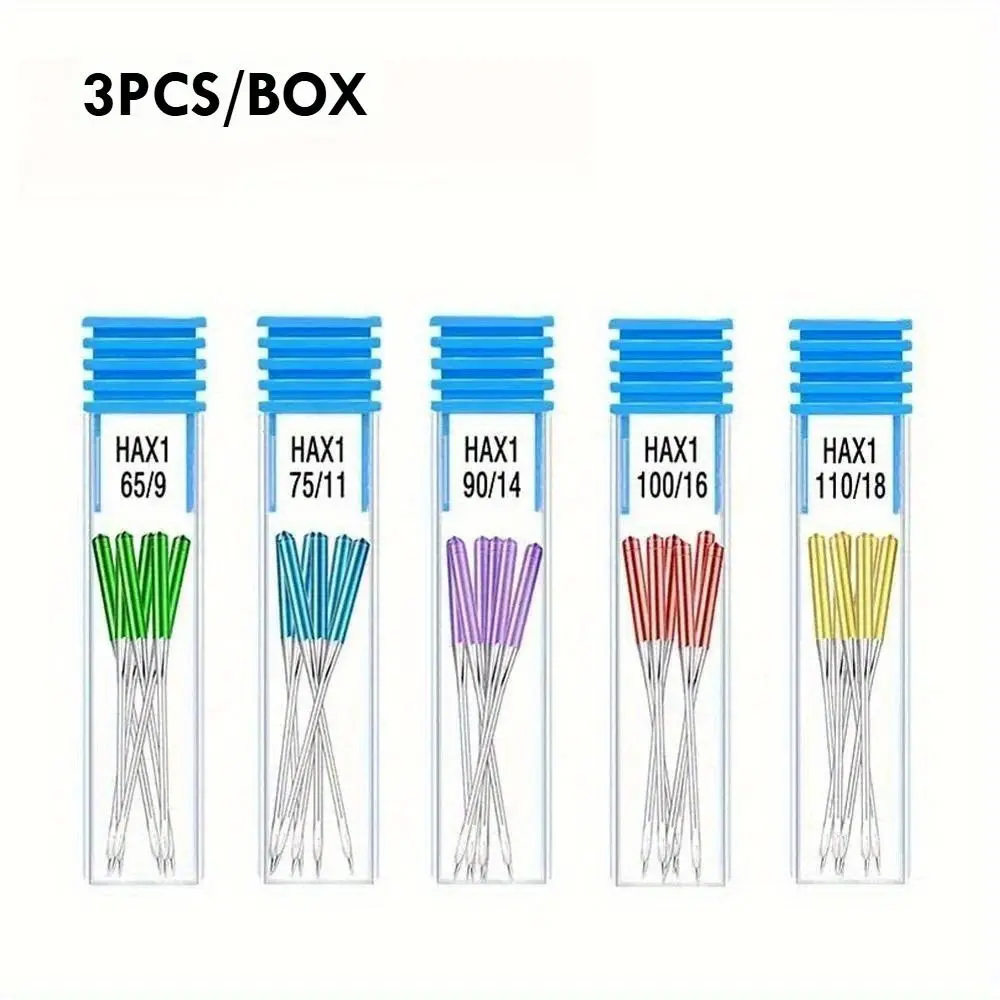 Sewing Machine Needles for Stretch Fabric - Brother Sewing Machine Needles, Singer Sewing Machine Needles, Janome Sewing Machine Needles - 3pcs Anti-Jumping Mixed Color Sewing Machine Needle