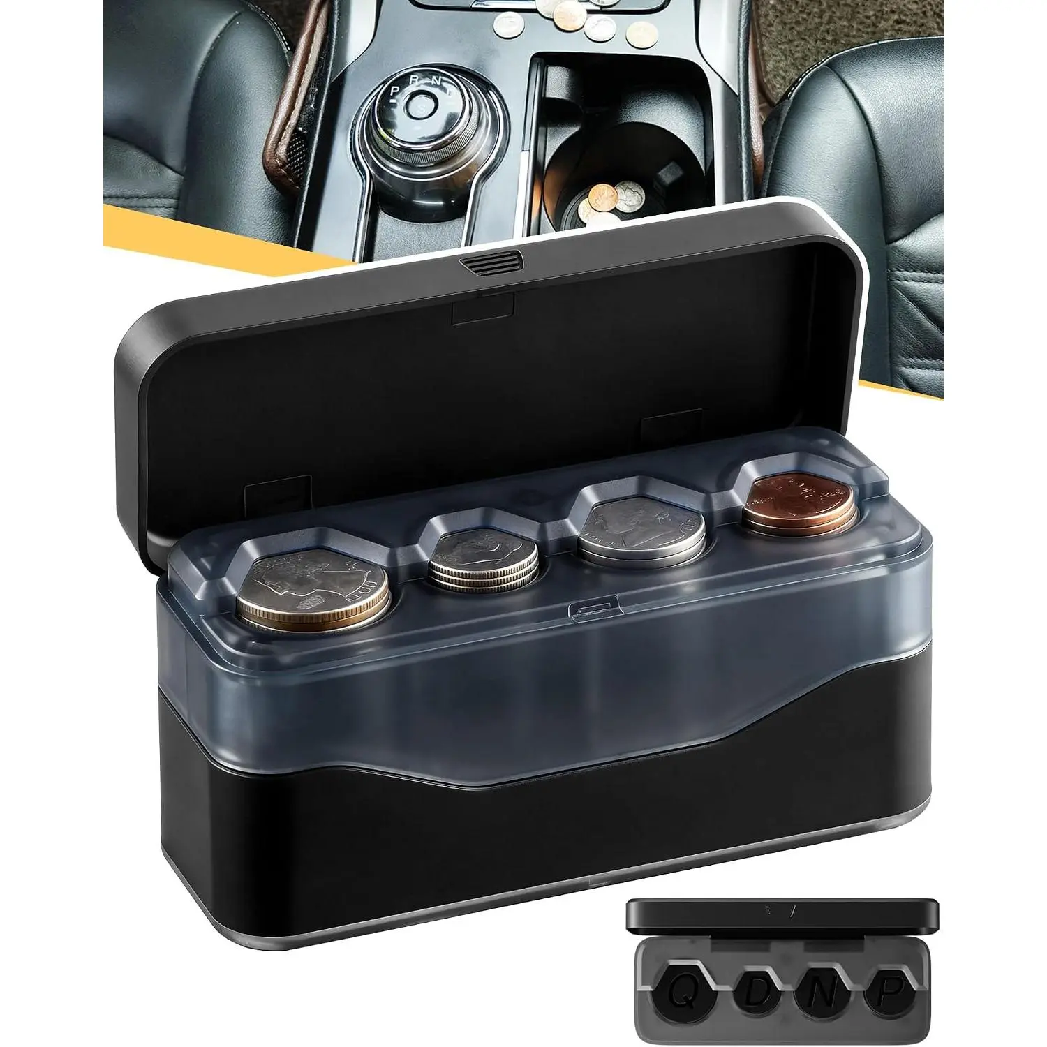 Larger Capacity  Holder for , Compact Portable Change  Organizer |  Holder Compatible with  of Different Size,  Dispenser Storage Fit for   & , Easy to use