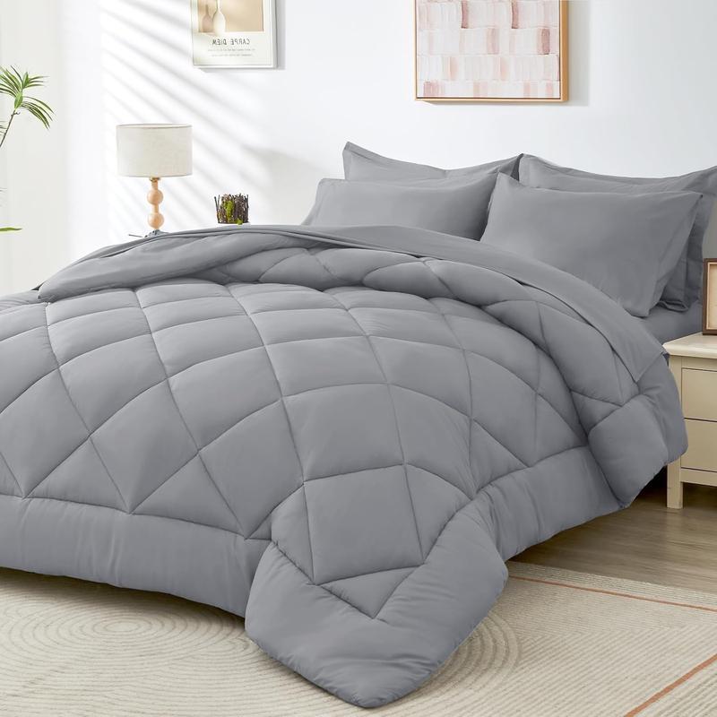 3pcs Blanket Set, 260gsm Ultrafine Fiber Thick Blanket, Christmas Gift, Twin Bed Sheet 220x240cm, All-Season Warm Filling, Puffed Quilt