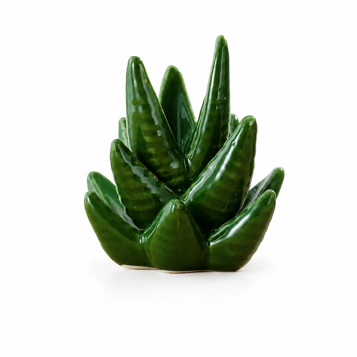 Ceramic Aloe Vera Cactus Jewelry Tray, Ring Holder Decorative Box, Makeup Table Storage Organizer, Home Decoration, Perfect Gift