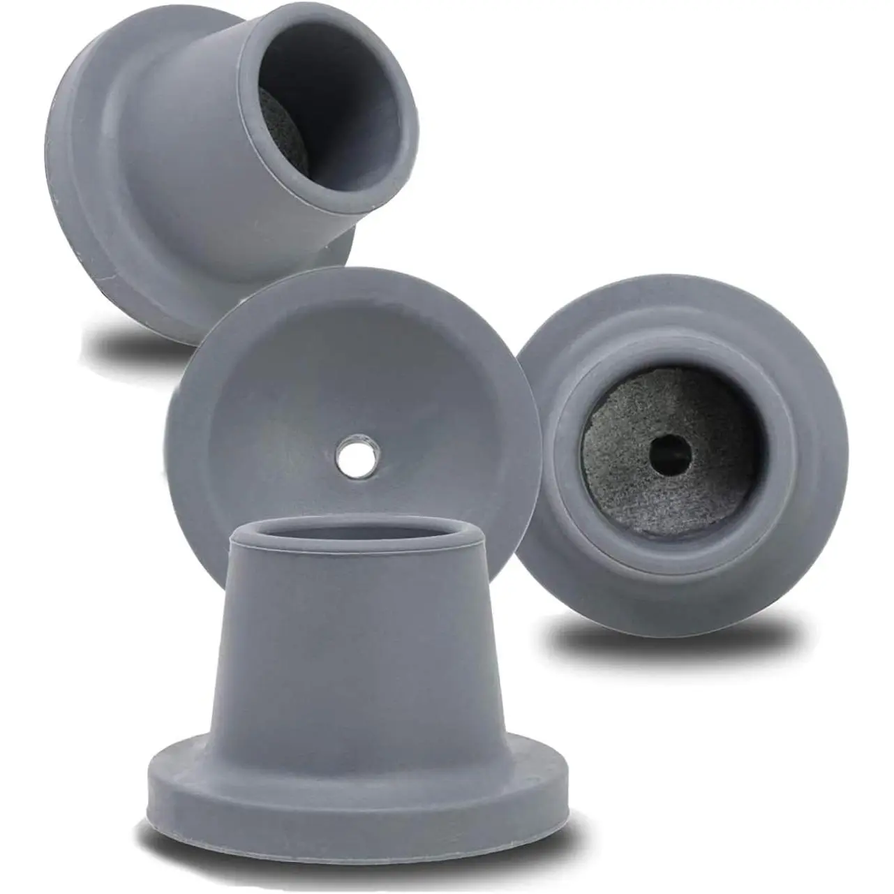 for Shower Chair Bath Seat, Shower stools and Transfer Bench, Non-Skid Shower Bench and Tub Transfer Benches Rubber Suction Cup , Metal Insert Reinforced (1-1/8" I.D, Grey)