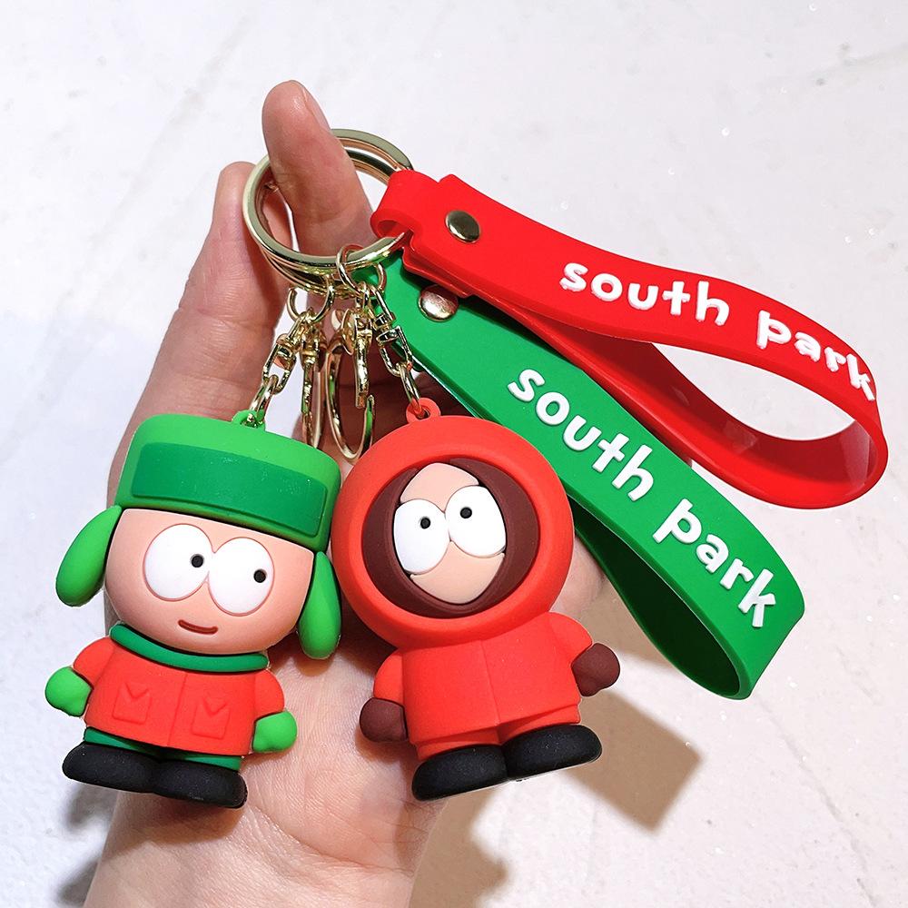 South Park keychain, South Park figurine, couple pendant, small gift for claw machines