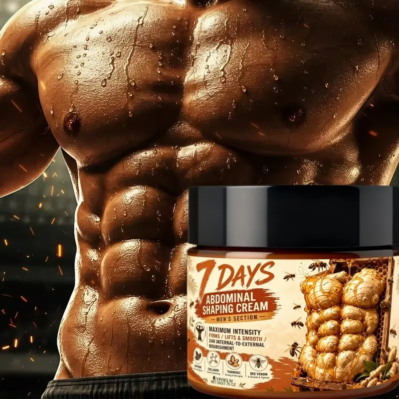 7day Men Abdominal Shaping Cream, Maximum Intensity Firming Lotion, Stomach Lift & Smooth Skin, Post-Workout Tummy Tightening