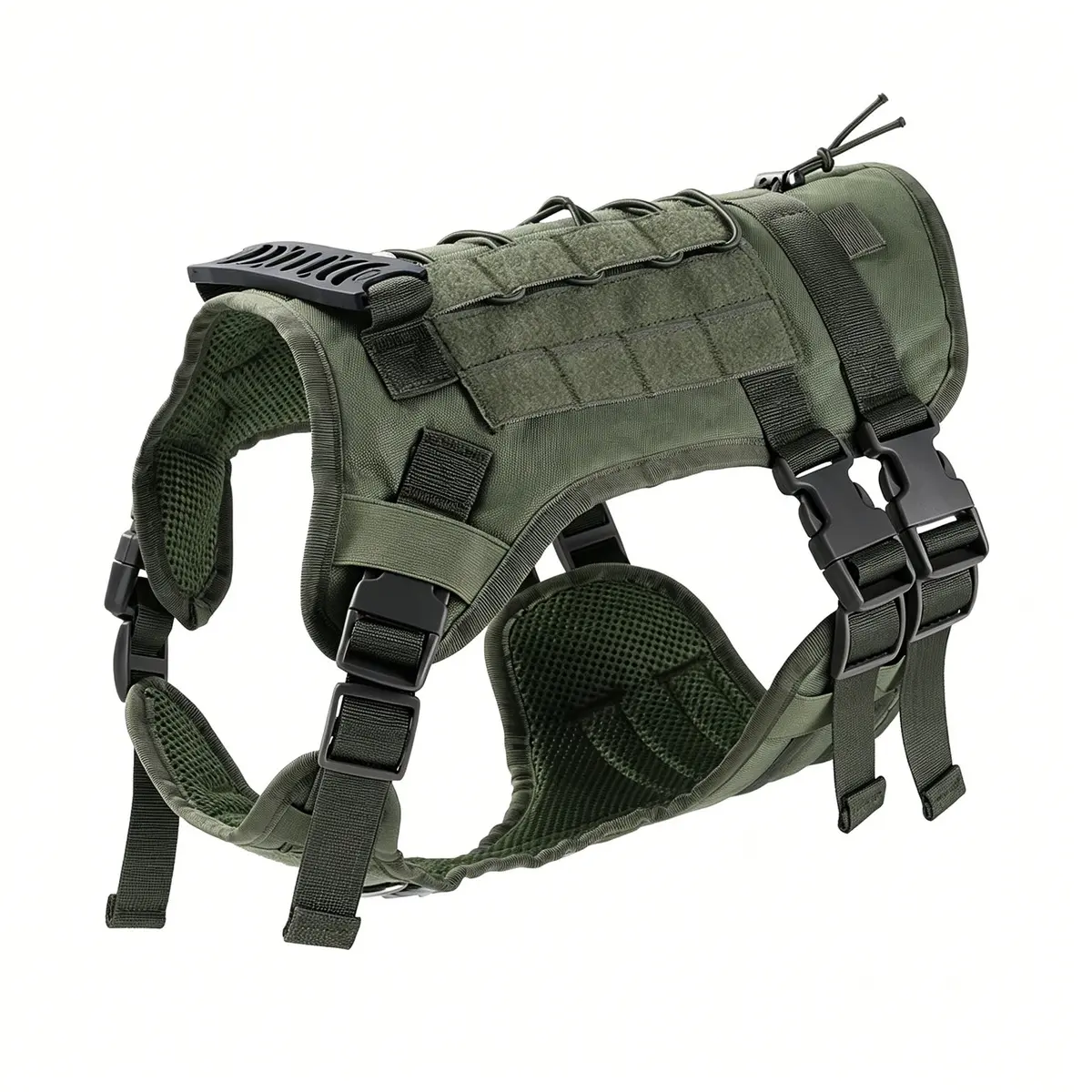 Waterproof Tactical Dog Harness + Leash Set, Durable Vest for Large Medium Dogs Outdoor Use