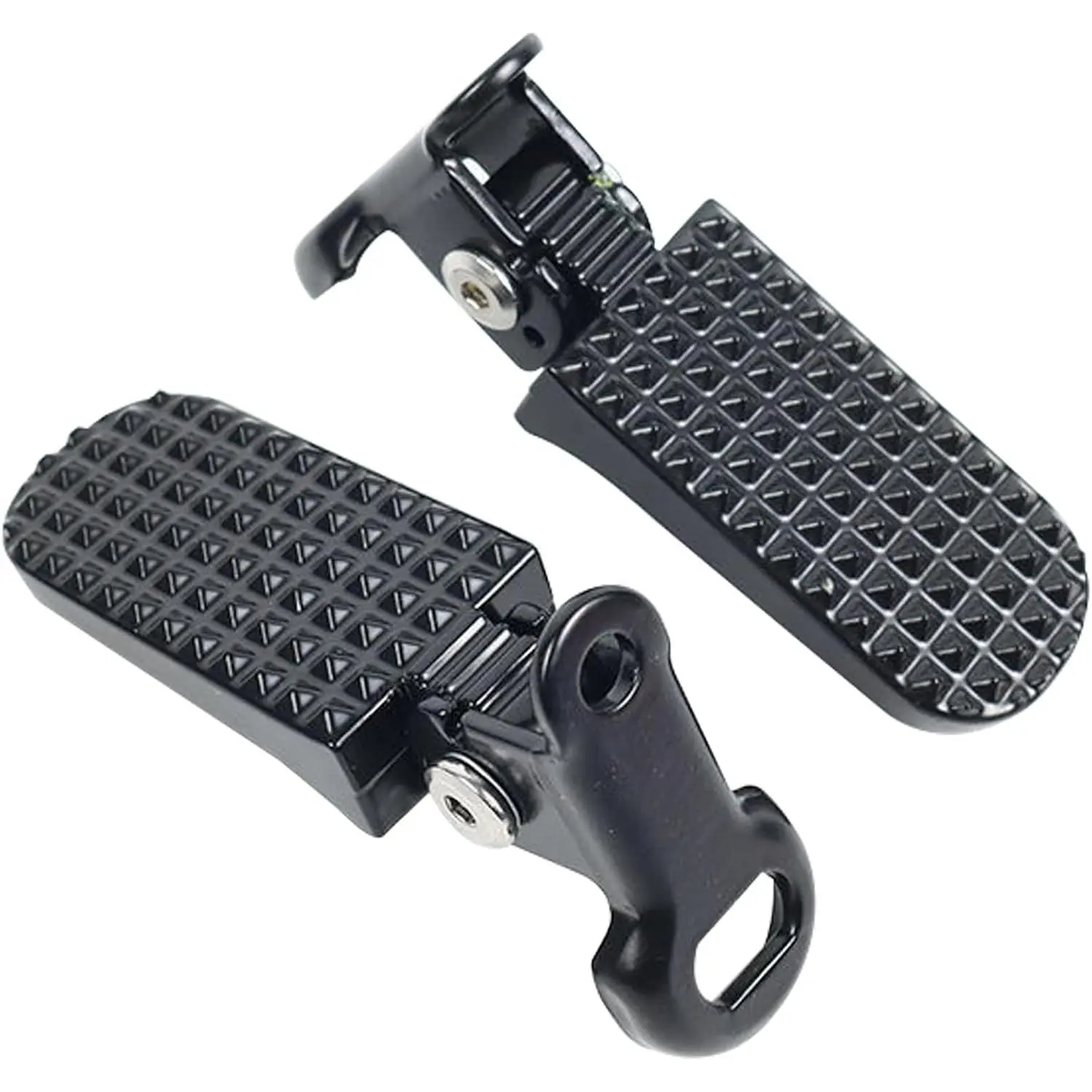 2 count  Rear Pedals, Aluminium Foot Peg Non-Slip Foldable  Footrests for E-, Mountain , Folding