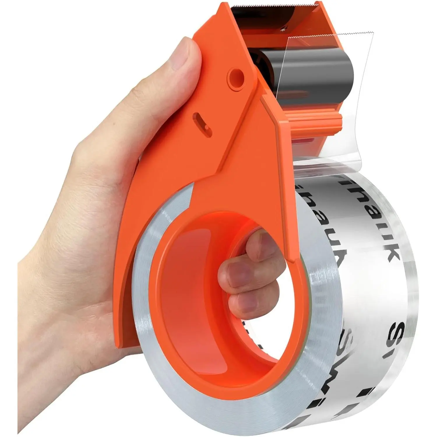 1.88 in x 66.6 YDs Heavy Duty Packing Tape with Dispenser,  & Durable Shipping Tape, Packaging Tape, Clear Package Tape for Shipping Moving Storage and Mailing, 1 Roll + 1 Dispenser