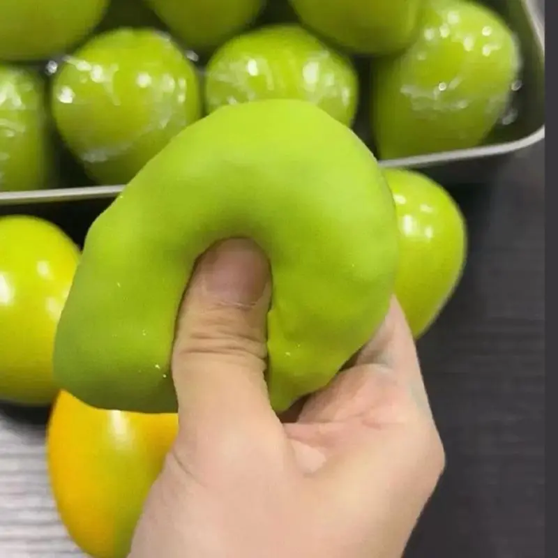 2026 DIY Temperature Adjustable Mango ASMR Building Block Pinch Ball Can Shape Decompress Toys Does Not Rebound When Squeezed