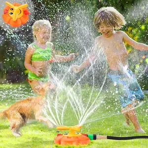 Water Sprinkler for Kids Toddlers with Roating Spray Nozzles Attaches to Garden Hose Outdoor Play Toy for Boys Girls Ages 3-8fidget toys