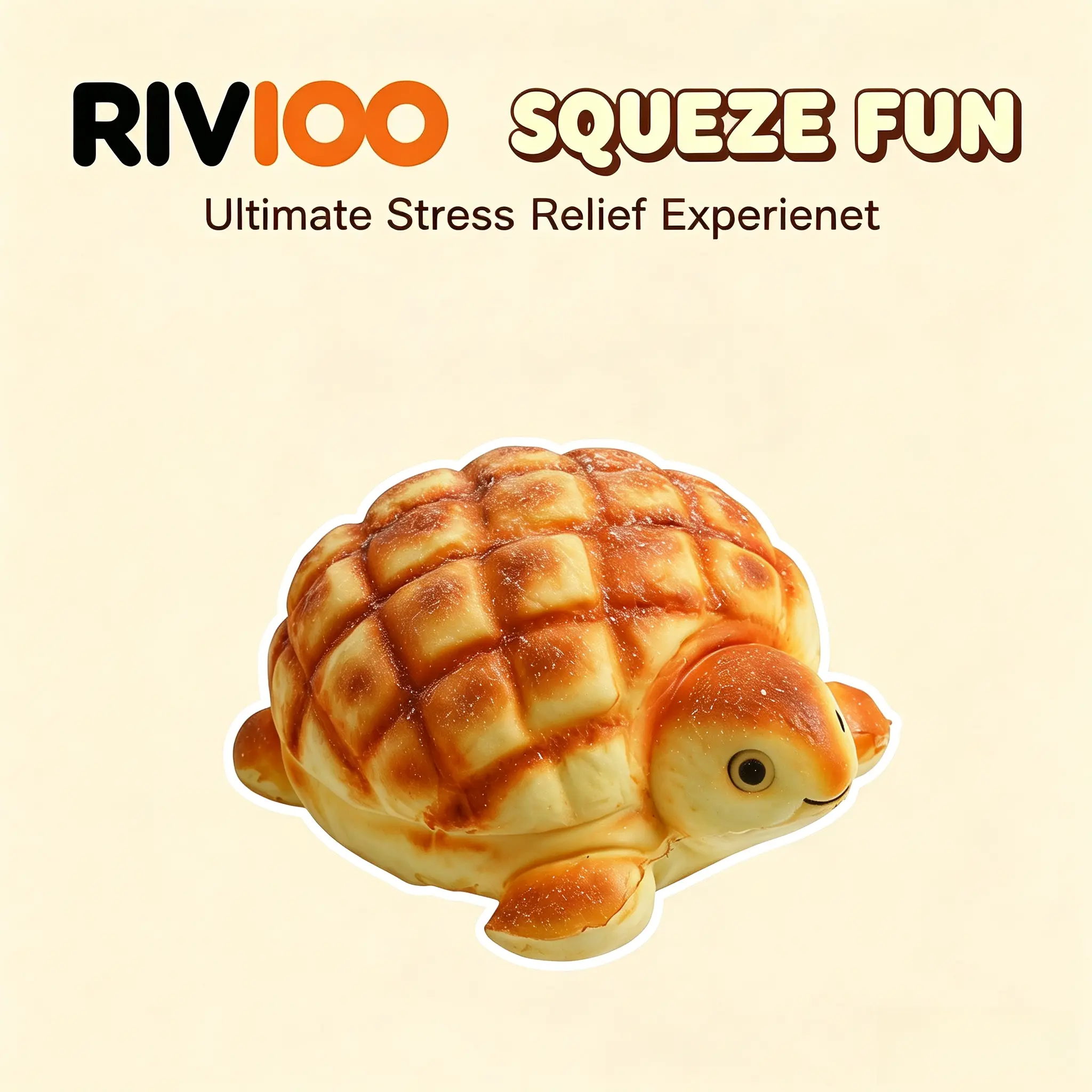 RIVIOO Slow rebound pinch cartoon turtle decompression model prop home decoration ornament