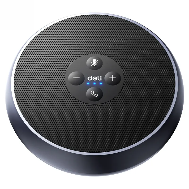 Omnidirectional USB Microphone Speaker, Wireless Connection Audio Device with Smart Noise Reduction, Suitable for Video Conference, Remote Work, Online Classes, Home and Office Virtual Meetings