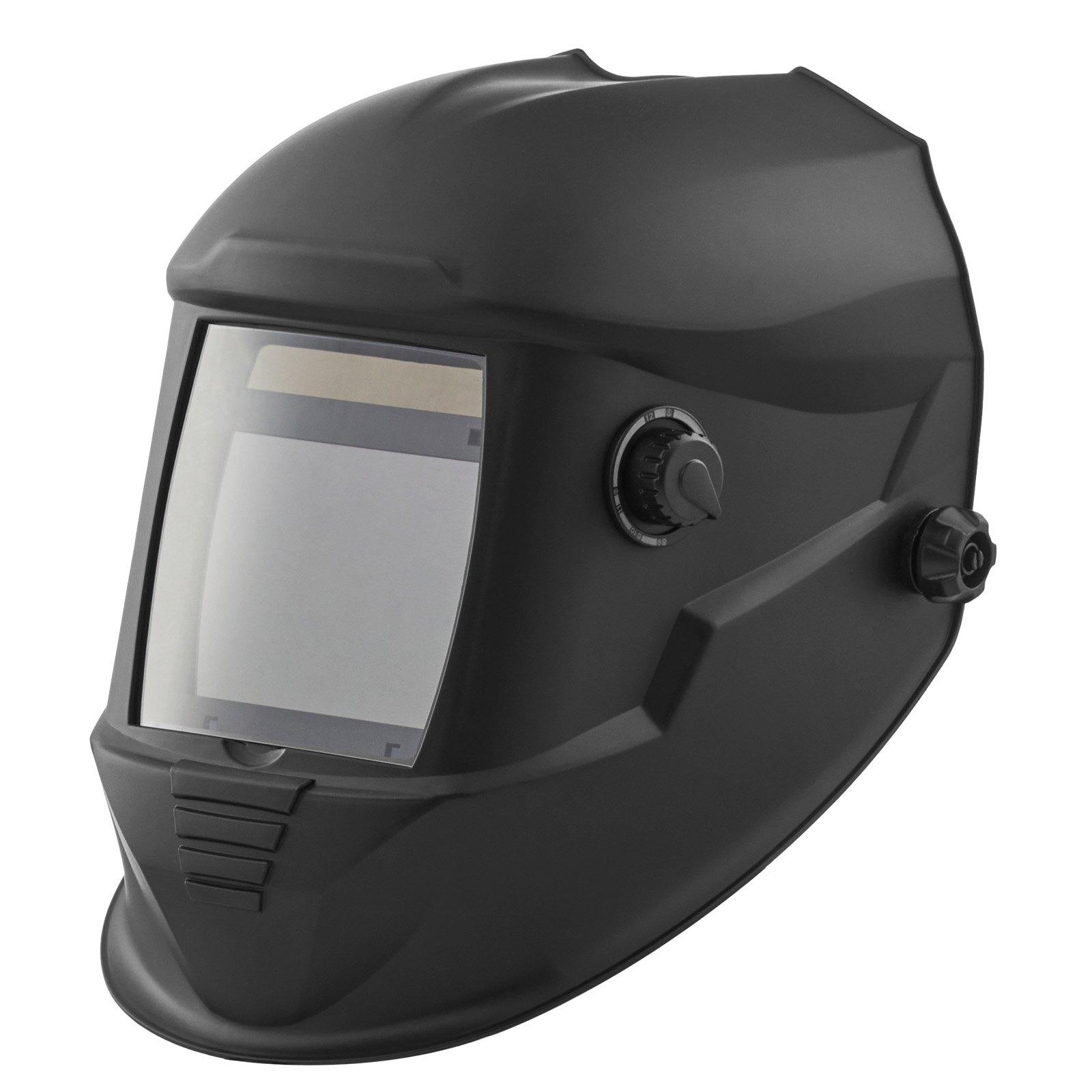 VEVOR Welding Helmet Auto Darkening, 3.94" x 3.15" True Color Welding Hood, Solar-Powered Welder Mask 4 Arc Sensors, Wide Shade 4/5-9/9-13 for TIG MIG Weld Cutting Grinding Application - METIS Series
