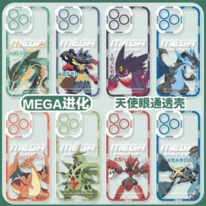 Anime P- Mega Evolution Phone Case for iPhone 17,16,15,14,13,12,11,Pro,Max,Plus Phone Cover Rayquaza Groudon Kyogre Cover