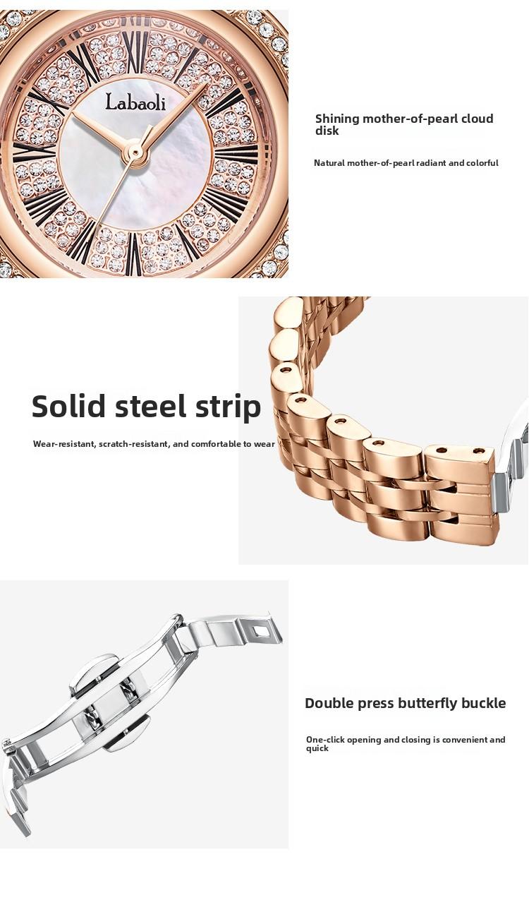 Elegant Women's Luxury Fashion Retro Quartz Watch with Adjustable Fit, Waterproof, Vintage Design, Ideal for Parties & Daily Wear- Perfect Date Night Gift for Anniversary and Birthday & Mother’s Day