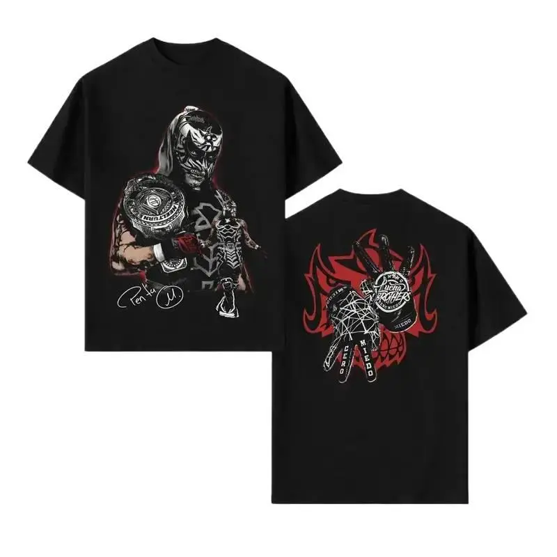 [ 🥊   Sale Up To 50%][Sale Up To 50%]Penta Cero Miedo Vintage Wrestling Shirt, WWE Lucha Libre Graphic Tee, Masked Wrestler Retro Streetwear, Mexican Wrestling Fan Unisex Cotton Tee fit t-shirt