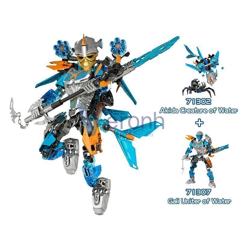 Bionicle Warriors Building Block Lewa Jungle Protector Gali Water Uniter Master Anime Action Skull Figures Collection Bricks Toy popular
