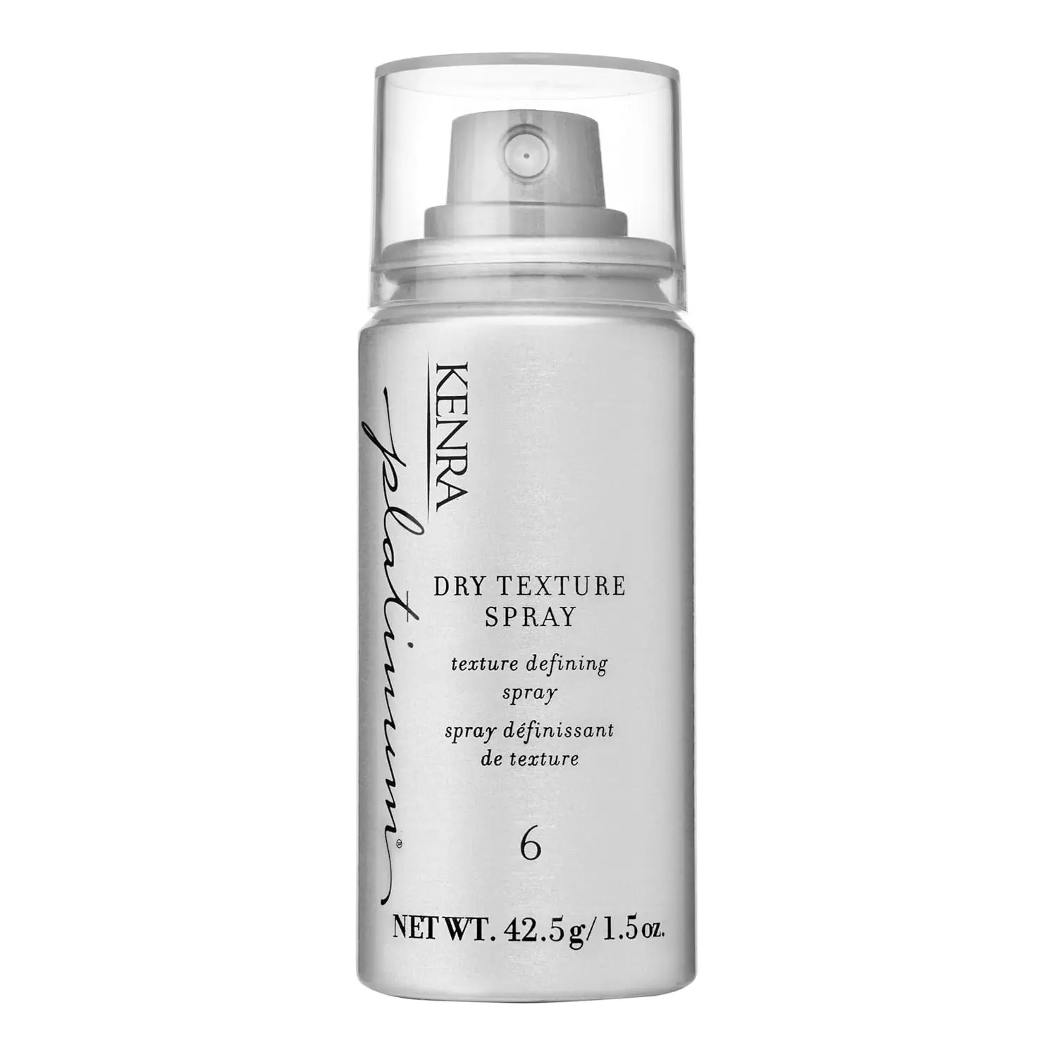 Kenra Platinum Dry Texture Spray 6 | Texture Defining Styler | Increases Texture & Fullness | Absorbs Oils & Impurities | Ultra-Lightweight, Non-Drying Formulation | All Hair Types