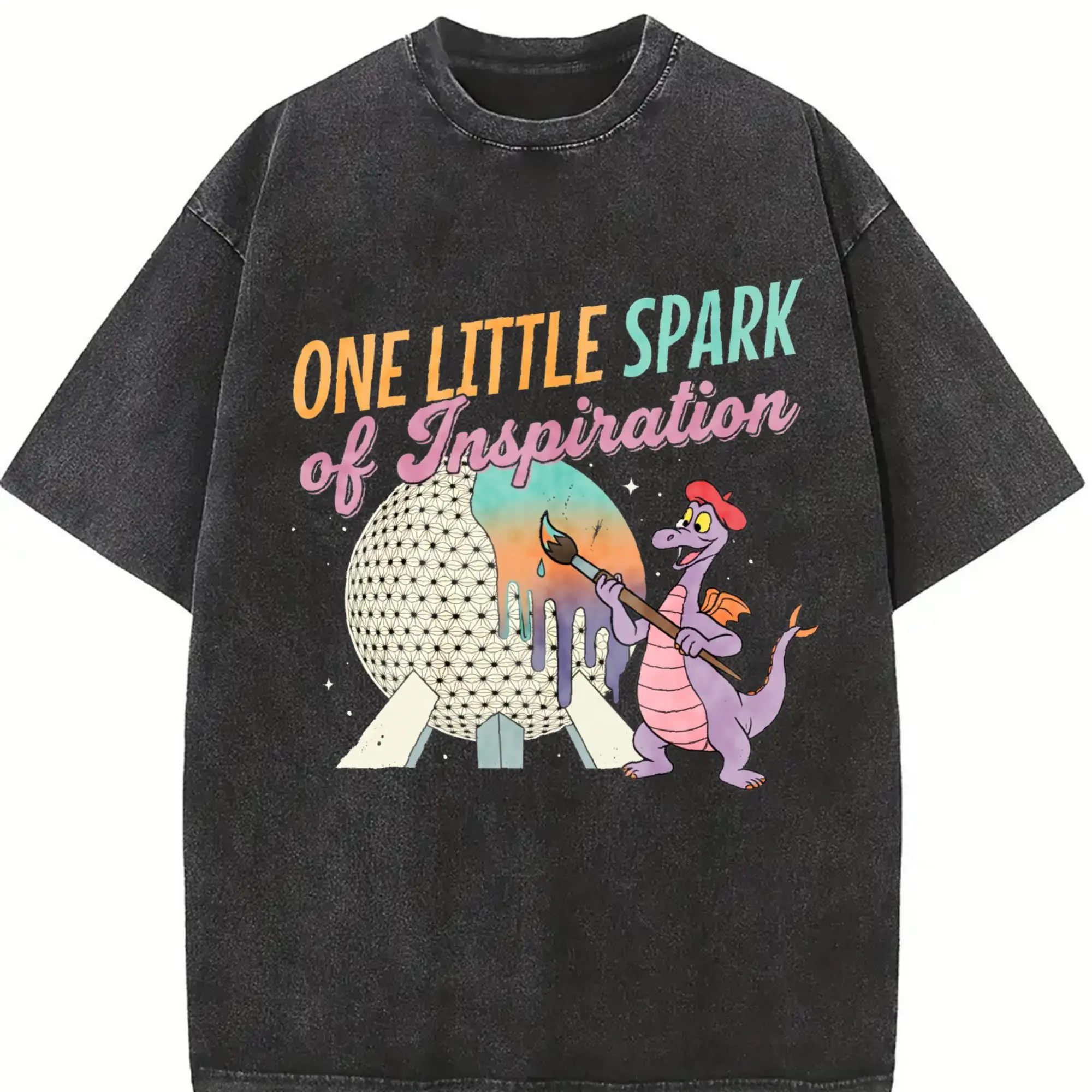 One Little Spark T-Shirt, Trendy Festival of the Arts Shirt, Tee, Retro Epcot Inspired Sweatshirt, Figment Imagination Tee