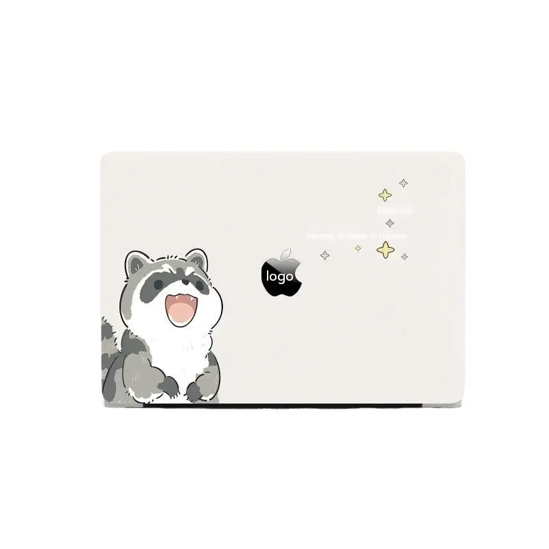 Compatible Macbook Creative Print Transparent Laptop Case, Semi-Rigid Shell for Neo Air Pro 13-15 Inch, M5m4m3m2m5 Series
