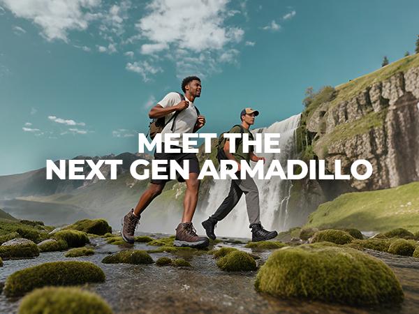 NORTIV 8 Men's Armadillo 3.0 Waterproof PRO Hiking Boots Outdoor Lightweight Non-Slip Arch Support Trekking Camping Ankle Boots All Seasons