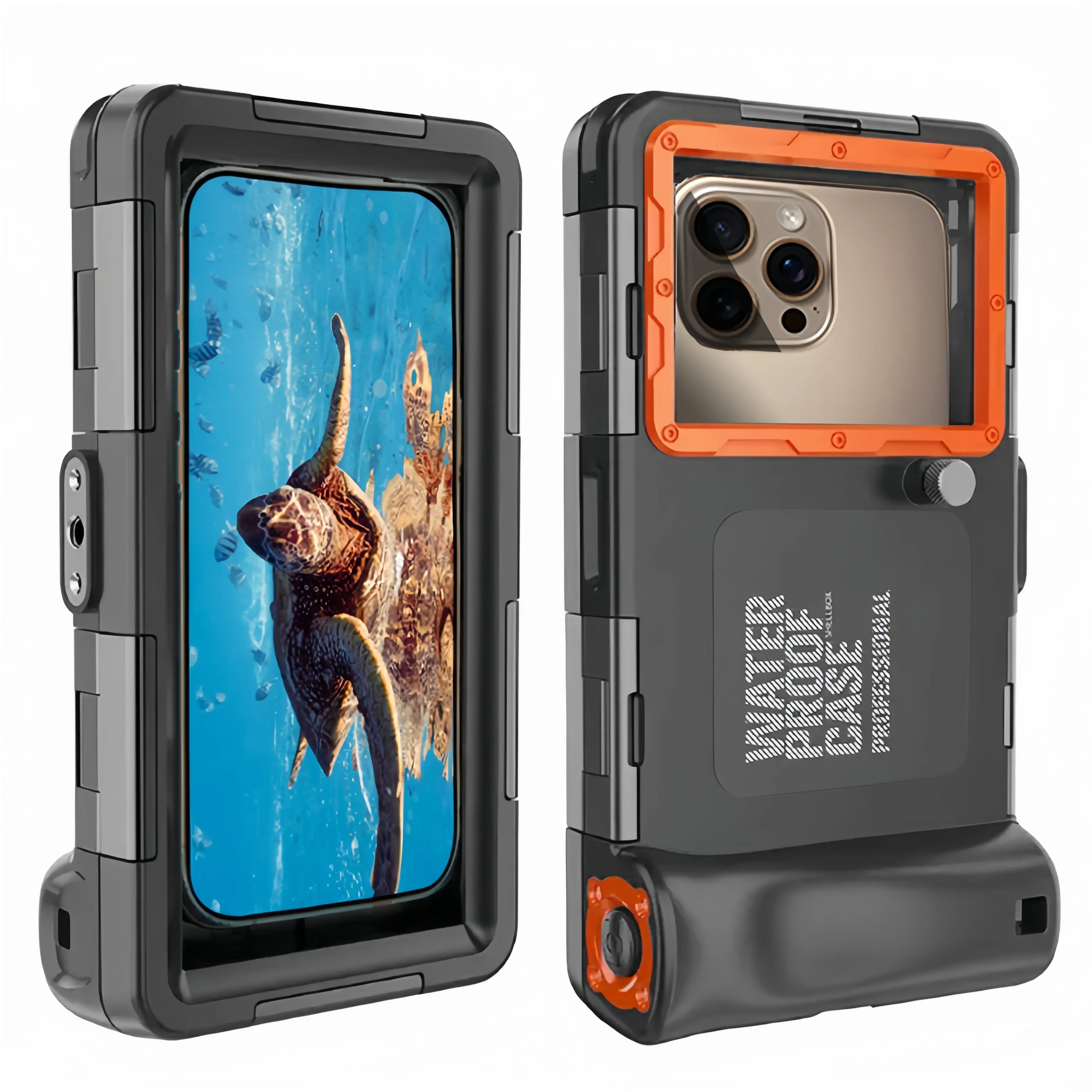 Waterproof Phone Case for Swimming Snorkeling Kayaking 15M Depth Diving Cover with Lanyard Heavy Duty Protective Shell for iPhone 16 15 14 13 12 Pro Max XR XSMAX Samsung S24 S23 S22 S21 S25 Ultra Plus A16 A15 A54 A36 A56, Accessories, 15 Meters Depth Divi