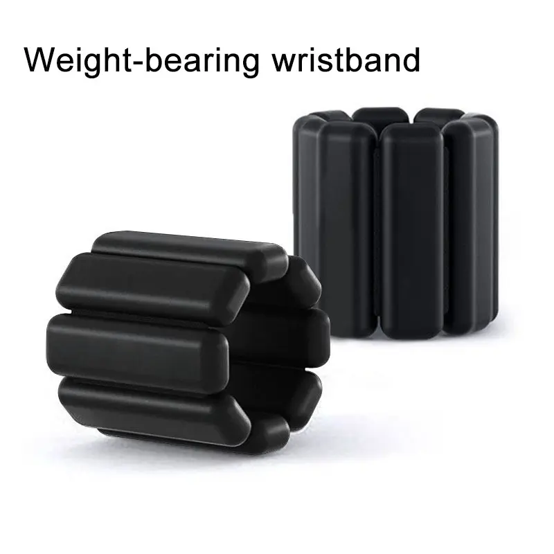 Silicone Anti-Slip Weighted Wrist Ankle Bands, Adjustable Sandbag Fitness Gear, Unisex Treadmill Outdoor Running, Strength Training Essential, Workout Accessory
