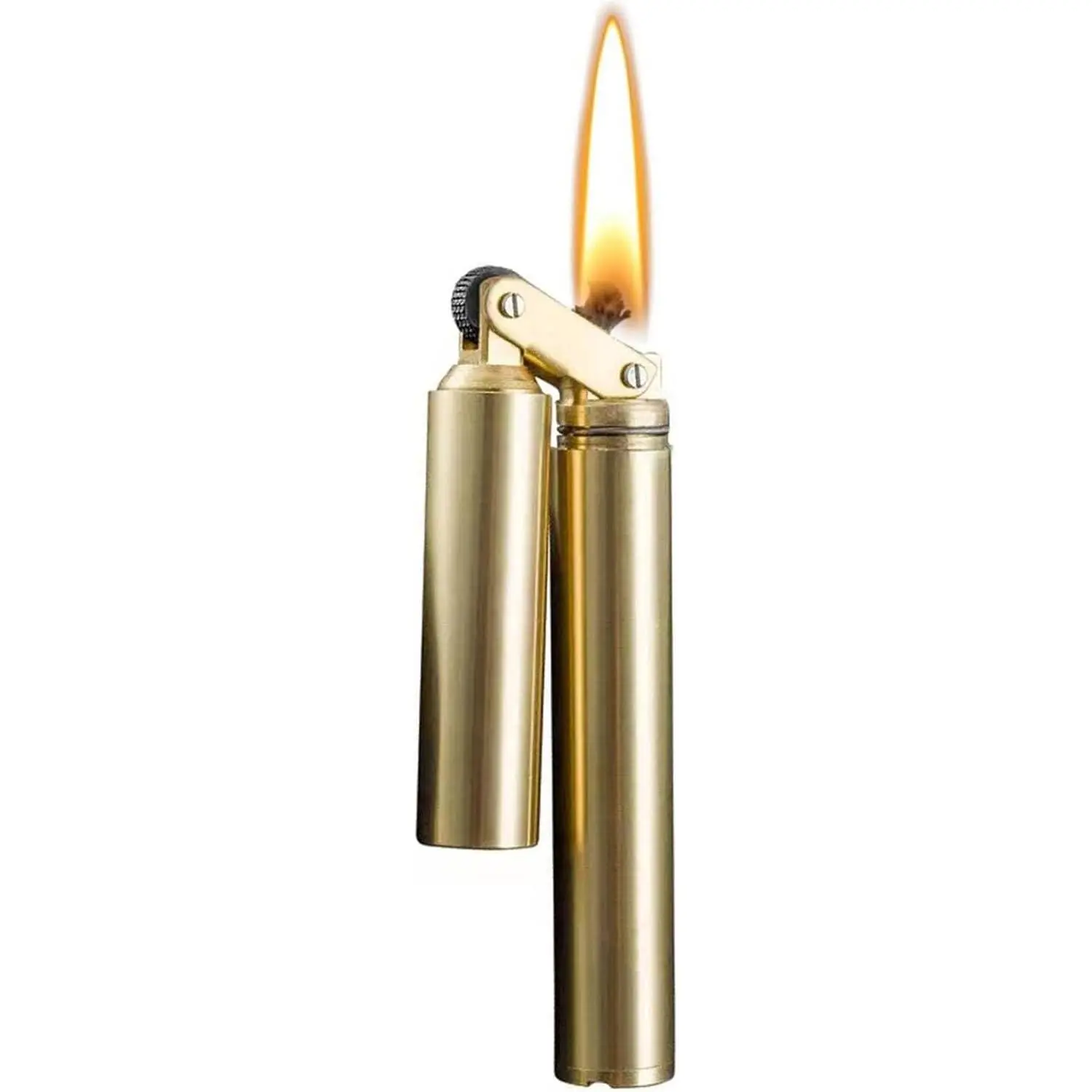 Vintage Trench Kerosene Brass Novelty Lighter (No Fuel)