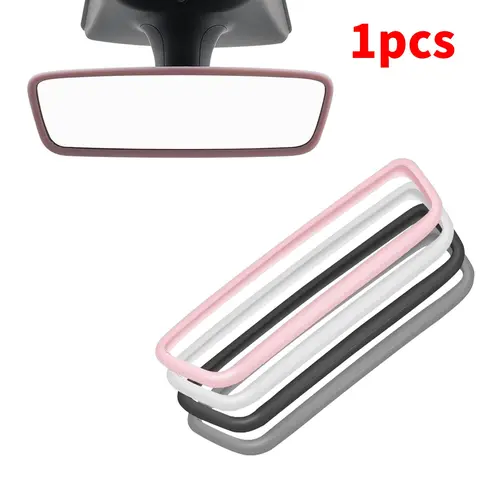 Silicone Car Mirror Cover, Multi-Color Flexible Rearview Mirror Protector, Stretchable Fit, Universal Car Decoration Accessory, Car Interior Accessory, Car Accessories, Automotive Decorative Accessories, Car Stuff
