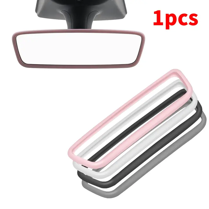 Silicone Car Mirror Cover, Multi-Color Flexible Rearview Mirror Protector, Stretchable Fit, Universal Car Decoration Accessory, Car Interior Accessory, Car Accessories, Automotive Decorative Accessories, Car Stuff