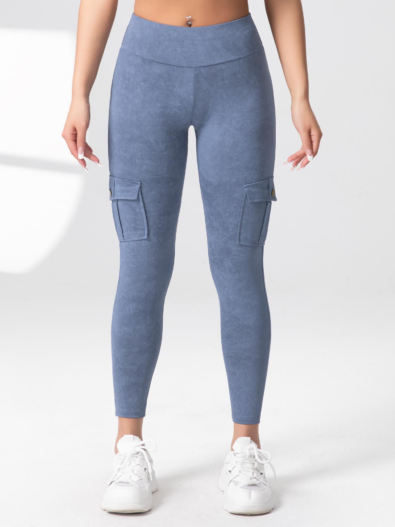 High Waist Yoga Pants for Women with Pockets, Tummy Control Compression Leggings, High Waisted Leggings, 4-Way Stretch Activewear for Gym & Daily Use, Fitness Pants