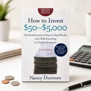 How to Invest $50-$5,000 – Beginner’s Low-Risk Investment Guide Book for New Investors, Step-by-Step Plan, Finance Gift