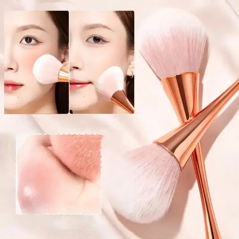 1 Rose Gold powder blusher Brush Professional Makeup Brush Large Cosmetics Facial Care Cosmetics Facial Care Face Makeup Brushes Makeup Tools
