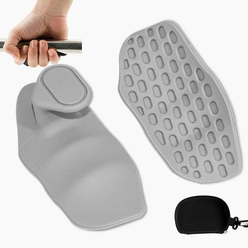 Outdoor sports Grip Strengthener Hand Grips for Weightlifting, Non-Slip Palm Protectors for Pull Ups Deadlift Kettlebell, Silicone Gym Hand Grips with Quick Release (2 Pcs)