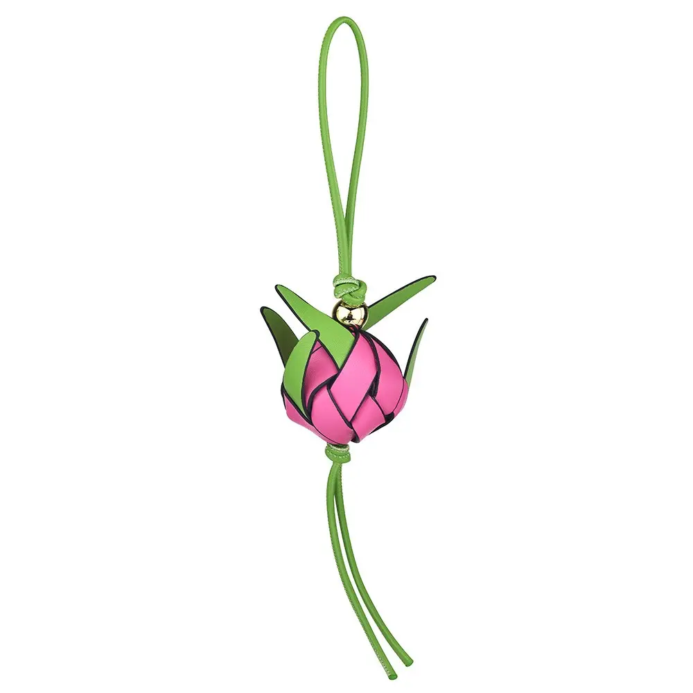 Cute Mini Handbag Accessory, Retro Dragon Fruit Keychain, Pineapple Bag Charm, Fun and Sweet Fashion Bag Pendant, Unique and Stylish