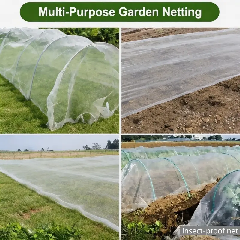 1pc Insect Net Wind & Dust Proof Vegetable Insect Proof Outdoor Protection