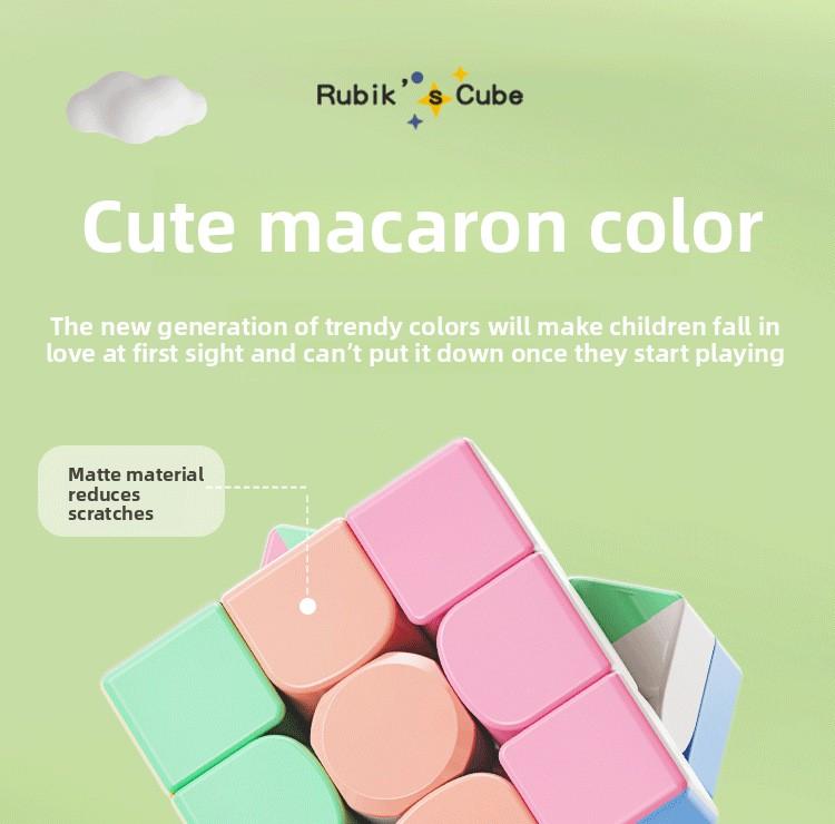 Macaron Rubik's Cube 2-3-4-5 Third Grade Competition Special Magnetic Children's Educational Toys Pyramid Decompression Variety