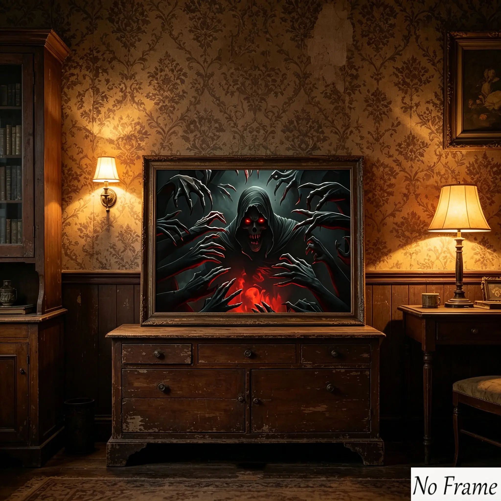 1pc Dark Esports Game Wall Art Poster, Modern Style, Home Decor for Sofa, Bedside, Hallway, Bedroom, Bathroom, Office, Living Room
