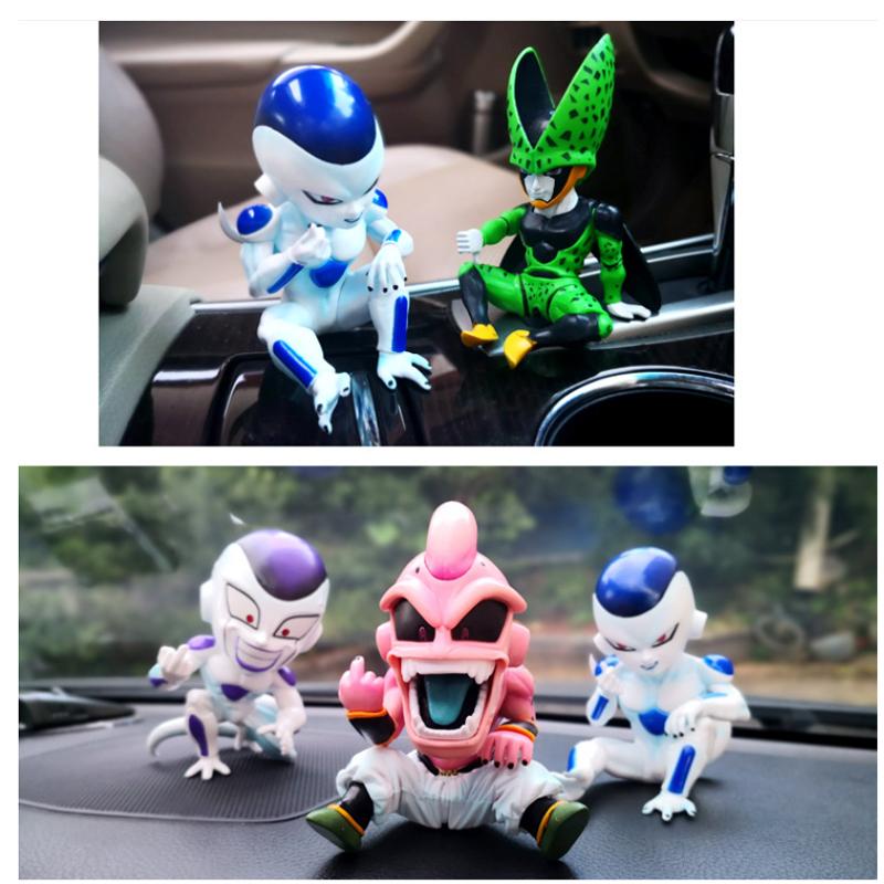 Anime Z Majin Buu Frieza Cell Figure Toys Funny DBZ Fat Buu PVC Figurine Collection Model Dolls Birthday Gifts Kids